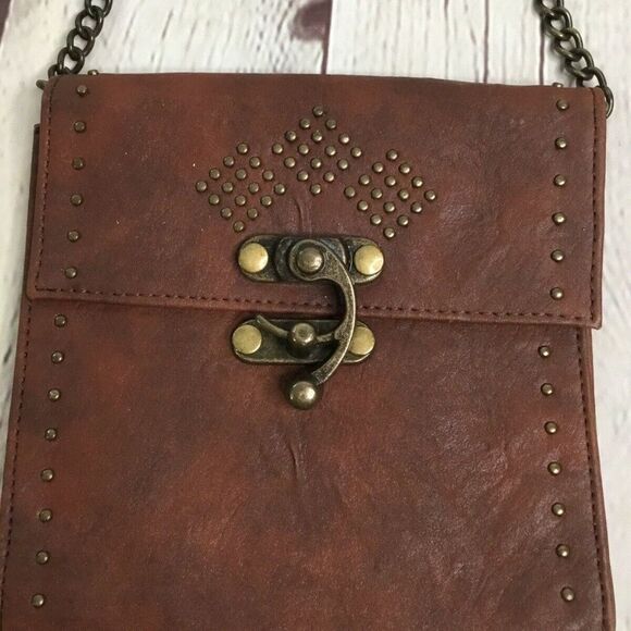 Mossimo Supply Co. Handbags - Mossimo Supply Co Women’s Brown Hippie Ethno Style Small Crossbody Handbag